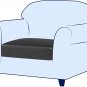 Subrtex Stretch Cushion Covers Leather Couch Cushion Covers Waterproof Seat Cove