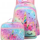 CAMTOP Backpack for Kids Girls School Backpack with Lunch Box Preschool Kinderga