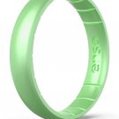 Enso Rings Thin Birthstone Silicone Ring – Unisex Wedding Engagement Band – Comf
