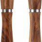 Wood Salt and Pepper Grinder Set, Acacia Wood Salt and Pepper Shaker Mill Kit Ma