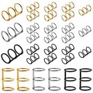 Tanstic 30Pcs 3 Ring Metal Loose Leaf Binders Book Rings 3/4'' Inner Diameter Me
