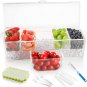 Condiment Server, Ice Chilled 5 Compartment Server Caddy Ice Party Serving Bar C