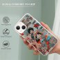 Anime Manga Pattern Compatible with Iphone 13 Case, Japanese Cartoon Classic Cha