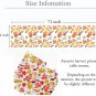 Derf Fall Table Runner for Thanksgiving Table Runner with Fall Leaves Printed De