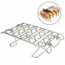 20 Cupcake Cone Baking Rack, Ice Cream Cone Stand Holder, Stainless Steel