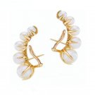 Elengant Pearls Stud Earrings Weddings Party Gift