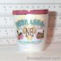 Carnival Glass NEBRASKA Shotglass Cornhusker State Lipco with Gold Foil
