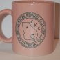 Conyers Kennel Club of Georgia COFFEE MUG peach colored ceramic CKCG