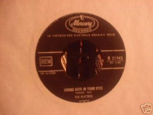 PLATTERS Smoke Gets In Your Eyes 45  Mercury  German