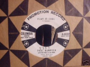PAUL HAMPTON Play It Cool 45  Columbia  Rockabilly