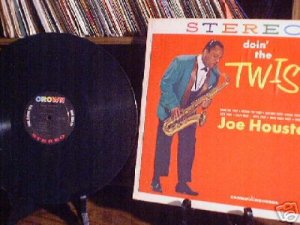 JOE HOUSTON Doin' The Twist LP  Crown