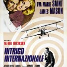 North By Northwest (1959) Italian Movie Poster