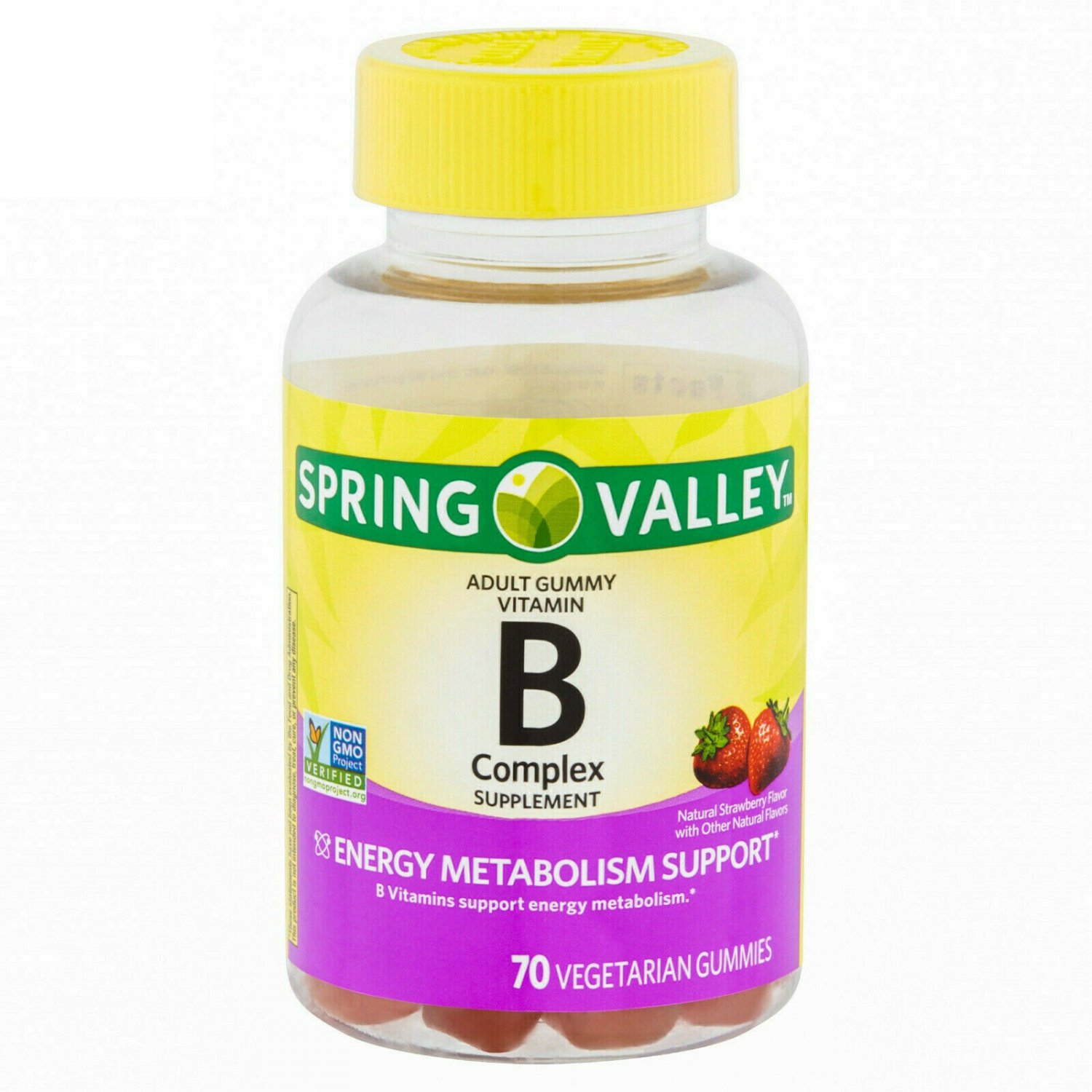 Spring Valley Vitamin B Complex Supplement Adult 70 Vegetarian Gummies