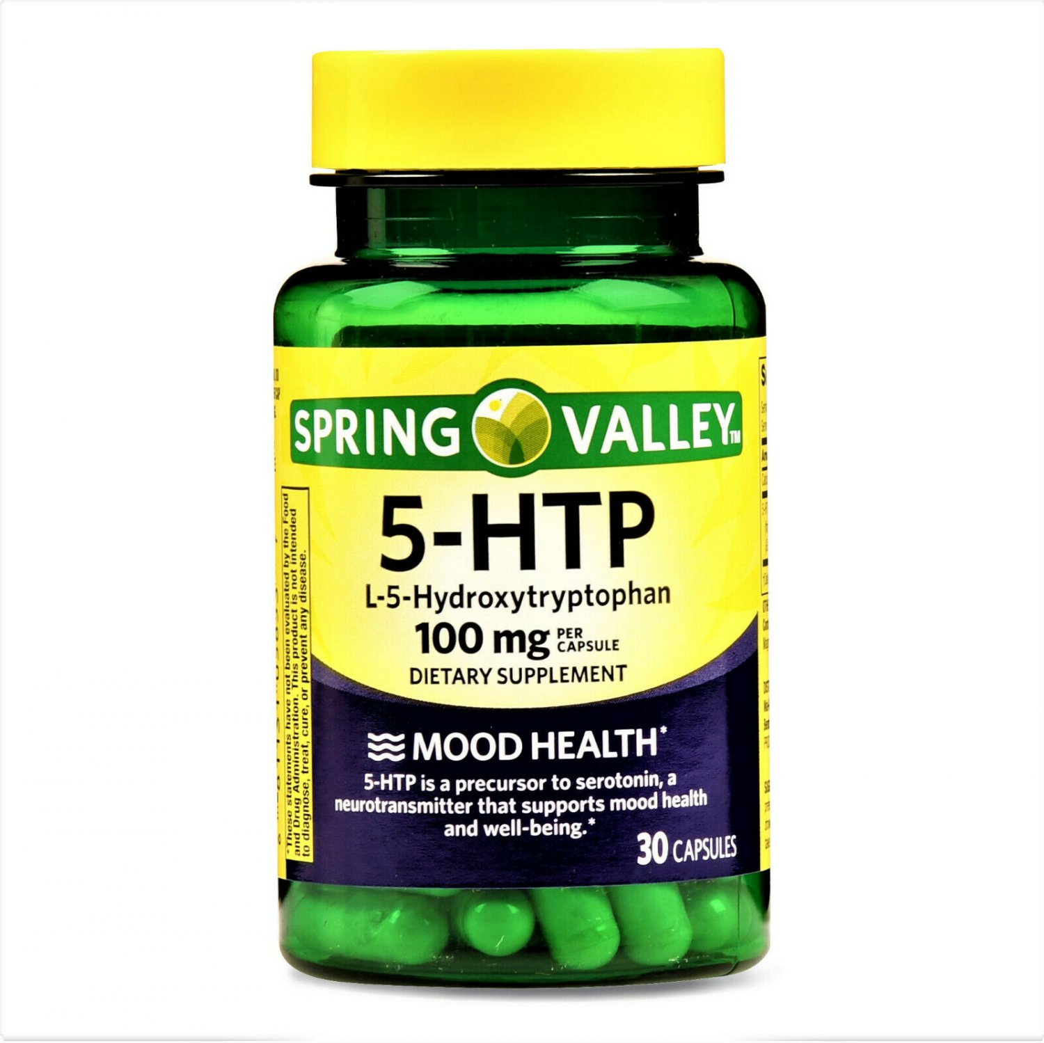 Spring Valley 5-HTP Mood Health 100 mg 30 Capsules