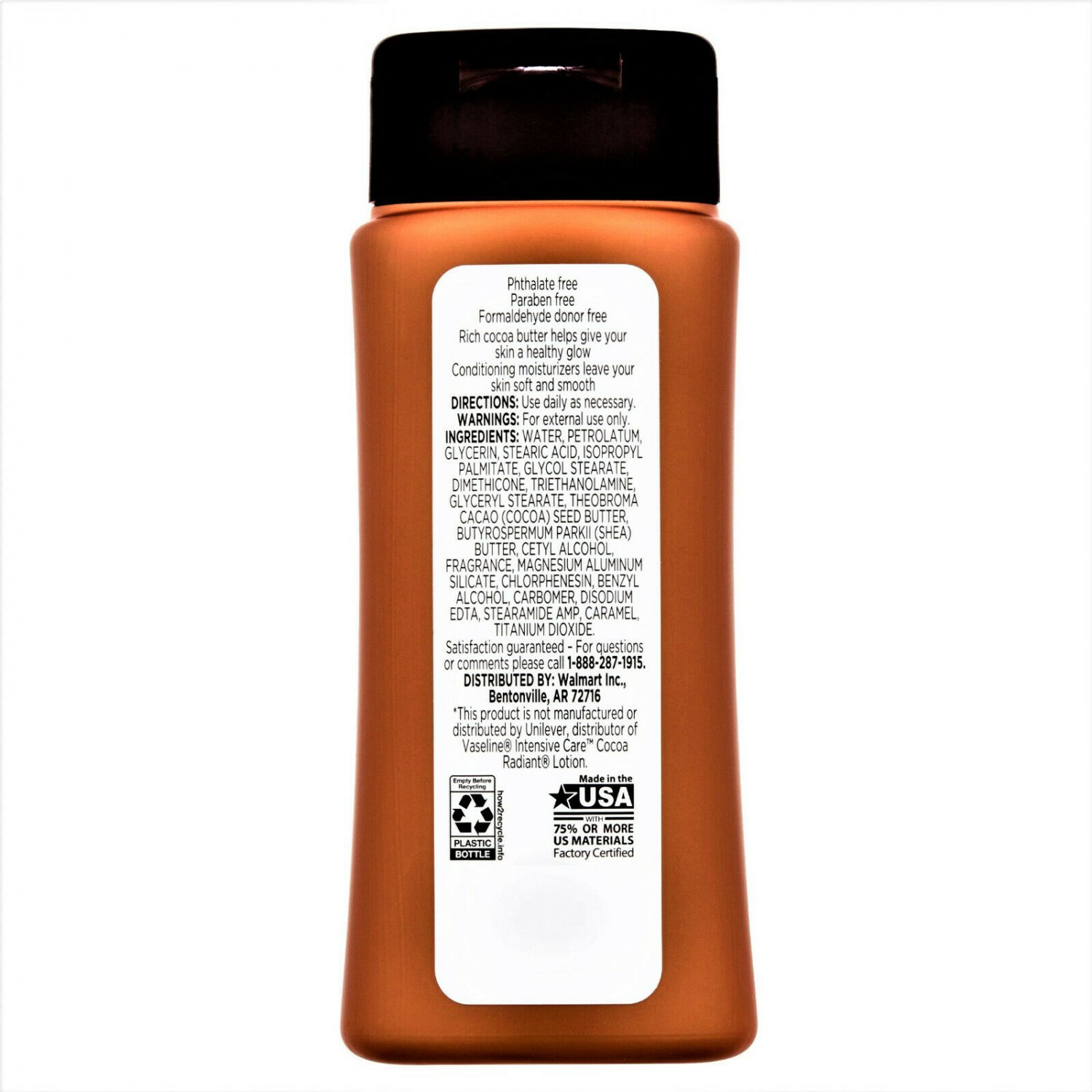 Equate Beauty Moisture Cocoa Butter Care Lotion 10 oz