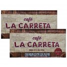 Cafe La Carreta Ground Coffee Premium Expresso Blend (10 oz x Brick) 2 Bricks.