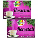 Therbal Horsetail Tea Bags Herbal Infusion (25 Tea Bags Box) 2 Boxes