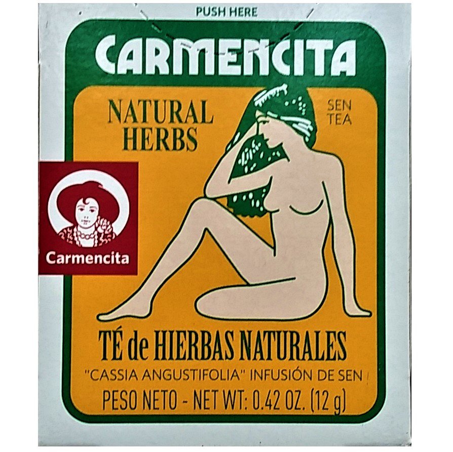 Carmencita From Spain Sen Tea Natural Herbs Slim Tea (10 Bags Box) 4 Boxes