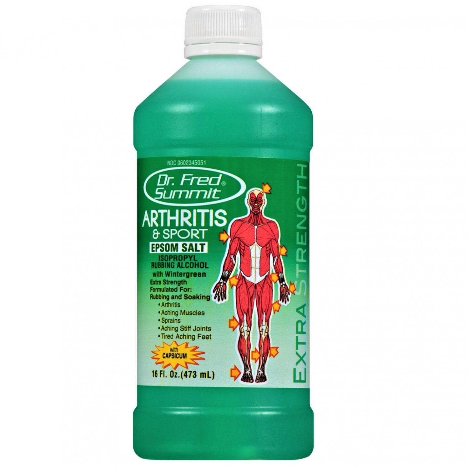 Arthritis & Sport Isopropyl Rubbing Alcohol With Wintergreen 16oz Each