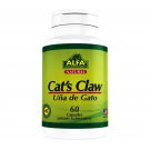 Alfa Vitamins Cat's Claw / Una de Dato Dietary Supplement 60 Capsules
