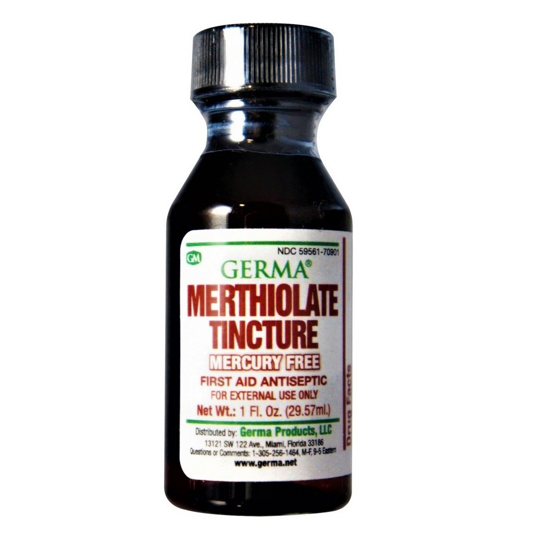 Germa Merthiolate Tincture Antiseptic First Aid Antiseptic 1 oz