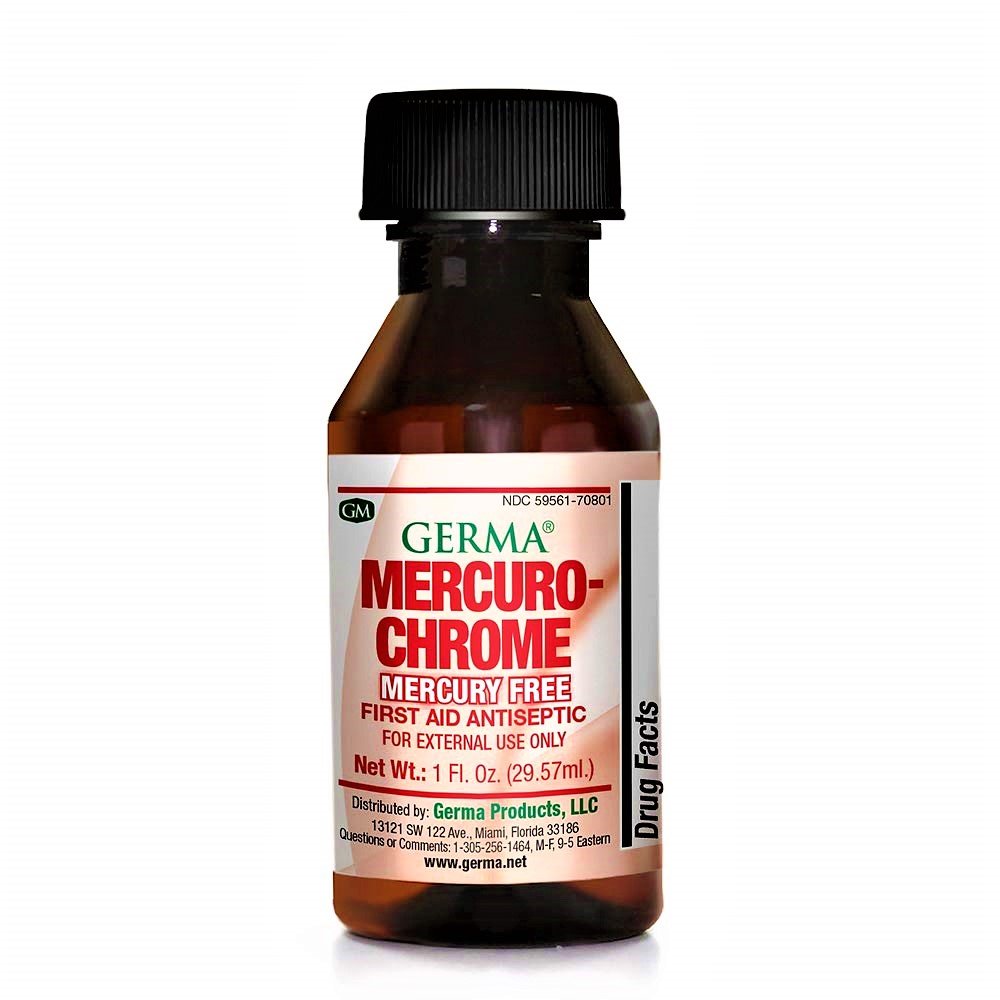 Germa Mercuro Chrome First Aid Anticeptic 1oz