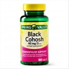 Spring Valley Black Cohosh Menopause Support 40 mg 100 Tablets