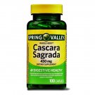 Spring Valley Whole Herb Cascara Sagrada Digestive 450mg 100 Capsules