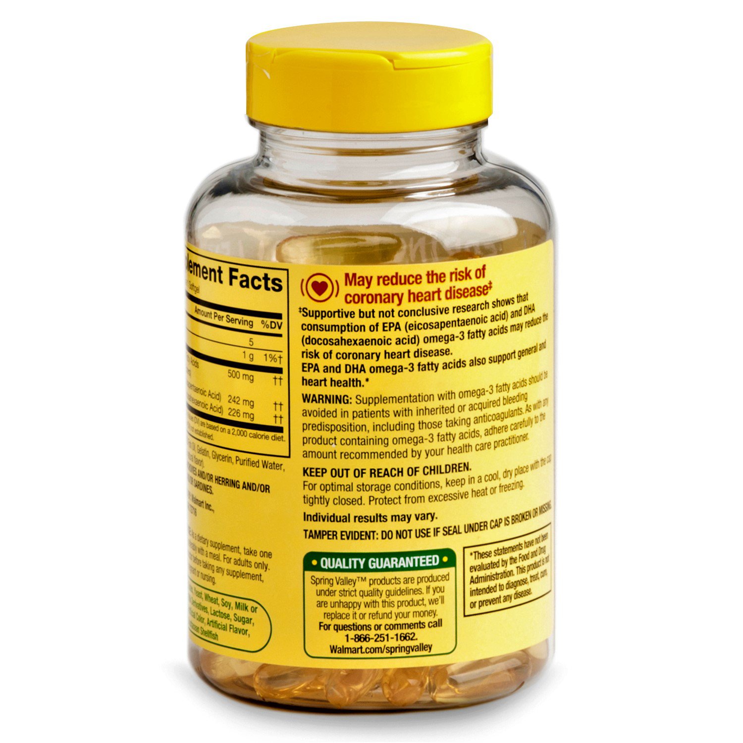 spring valley vitamins omega 3 fish oil