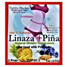 Tierra Madre Flaxseed With Pineapple / Lizana + Pina Slim Tea  18 Tea Bags
