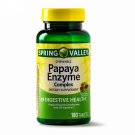 Spring Valley Chewable Papaya Enzyme Complex Digestive Health 180 Tablets