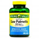 Spring Valley Whole Herb Saw Palmetto 450 mg 200 Capsules