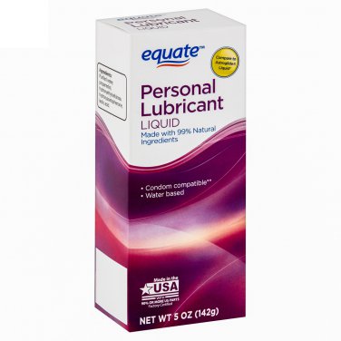 equate liquid personal lubricant 5 oz Equate Water Based Personal Lubricant Liquid, 5 oz, Compatible with Condoms main image 1