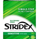 Stridex Medicated Acne Pads, Sensitive Skin 90 Pads
