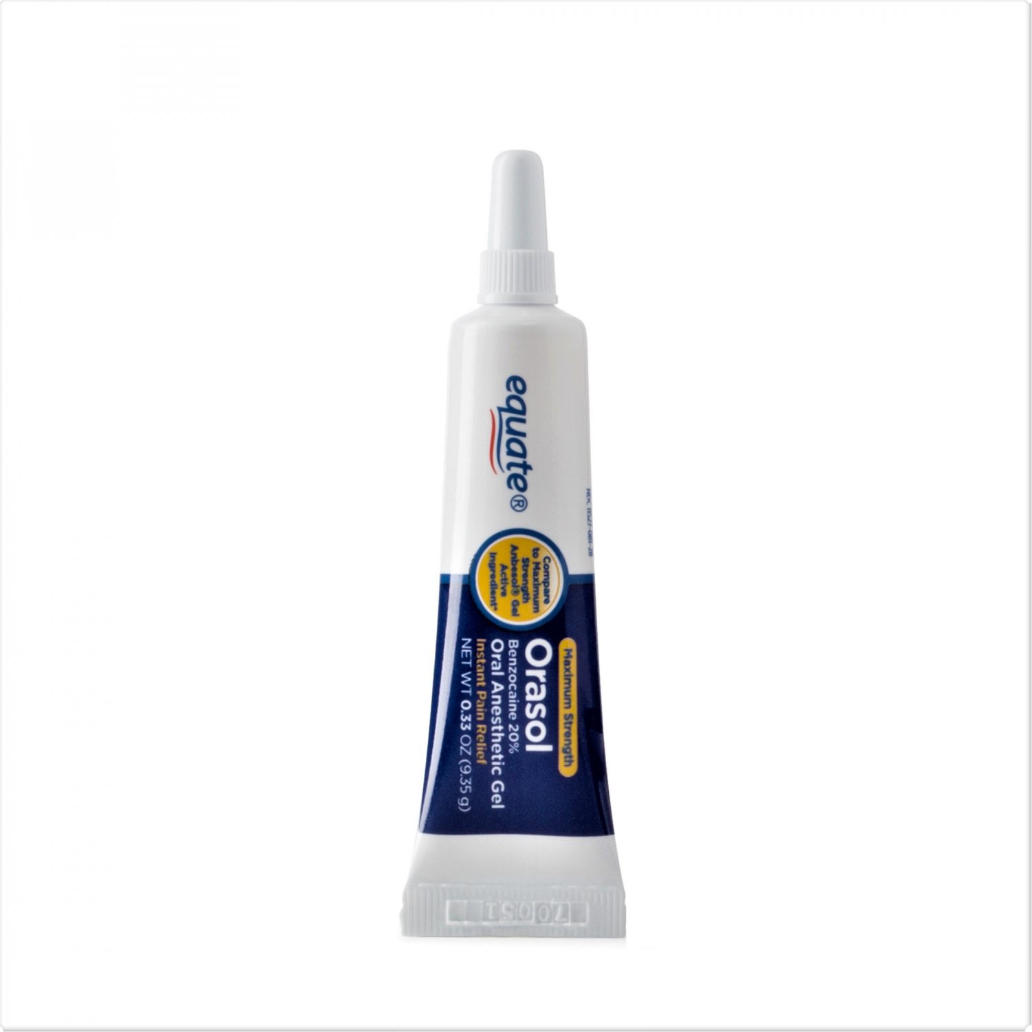 Equate Orasol Oral Anesthetic Gel 0.33 Oz