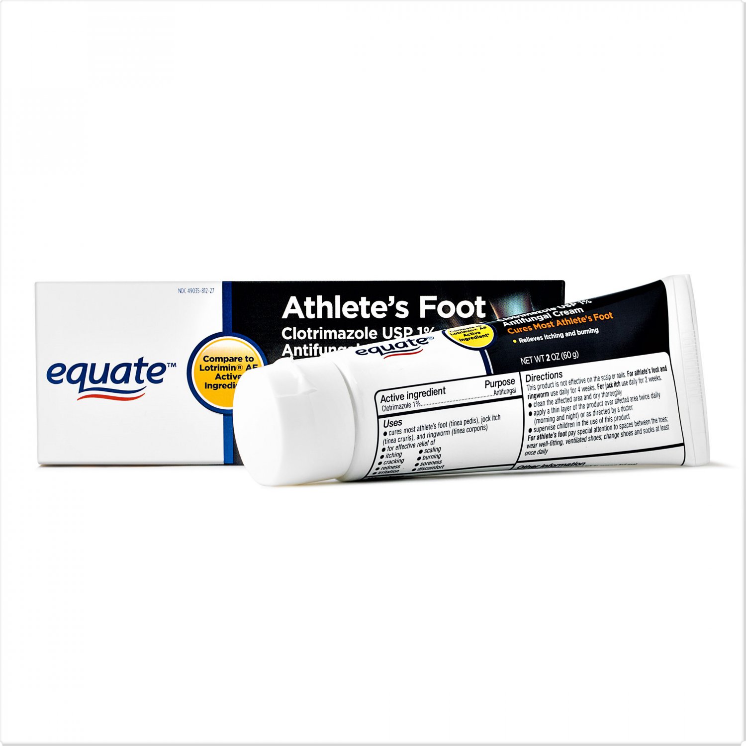 Equate Athlete's Foot Antifungal clotrimazole 1 Cream 2 oz