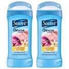 Suave Solid Invisible Antiperspirant Deodorant Everlasting Sunshine 2.6 oz Stick 2 Sticks