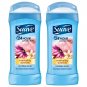 Suave Solid Invisible Antiperspirant Deodorant Everlasting Sunshine 2.6 oz Stick 2 Sticks