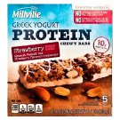 Millville Greek Yogurt Strawberry Protein Bar 10g Protein 5 Bars Box 2