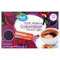 Great Value 100% Arabica Colombian Medium Dark Ground Coffee 12 Pods, 2 Pack