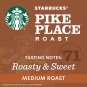 Starbucks Medium Roast Ground Coffee Pike Place Roast 100% Arabica 12 Oz Bag