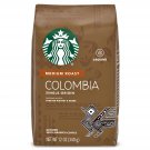 Starbucks Medium Roast Ground Coffee Colombia 100% Arabica 12 oz Bag