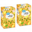 Great Value Lemon & Ginger Herbal Tea, 1.55 oz, 20 Tea Bags (Pack of 2