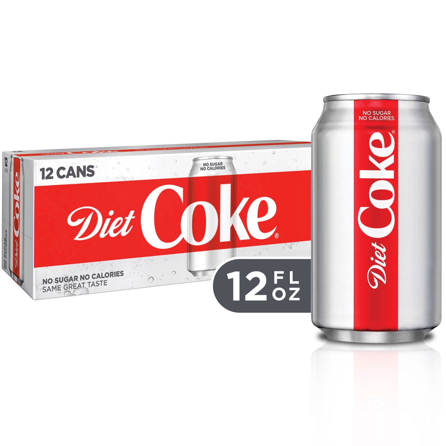 Diet Coke Soda Soft Drink (12oz Can) 12 Cans