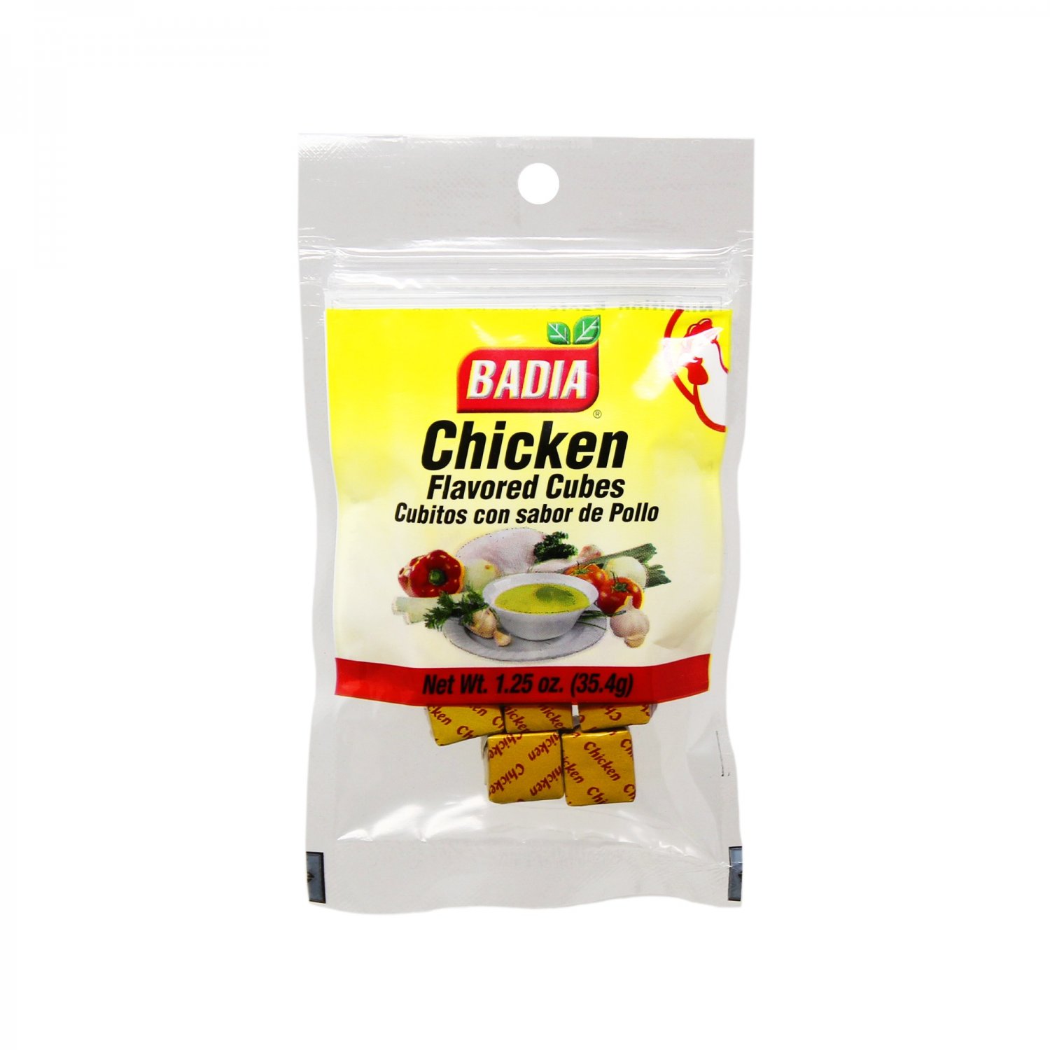 Badia Chicken Flavores Cubes / Cubitos con Sabor a Pollo (1.25 oz Bag) 2 Bags