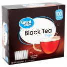 Great Value Black Tea Bags 8 Oz 100 Tea Bags