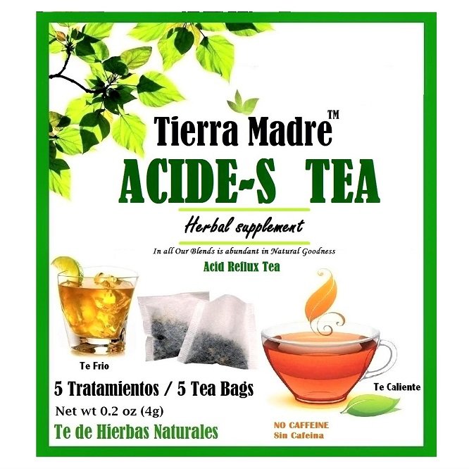 Tierra Madre Acid Reflux Relief Tea / Acides Tea Herbal Supplement 18