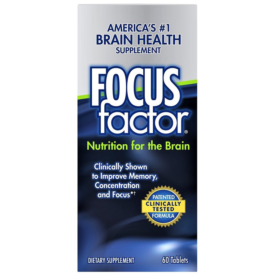Focus Factor Brain Health Dietary Supplement 60 Tablets