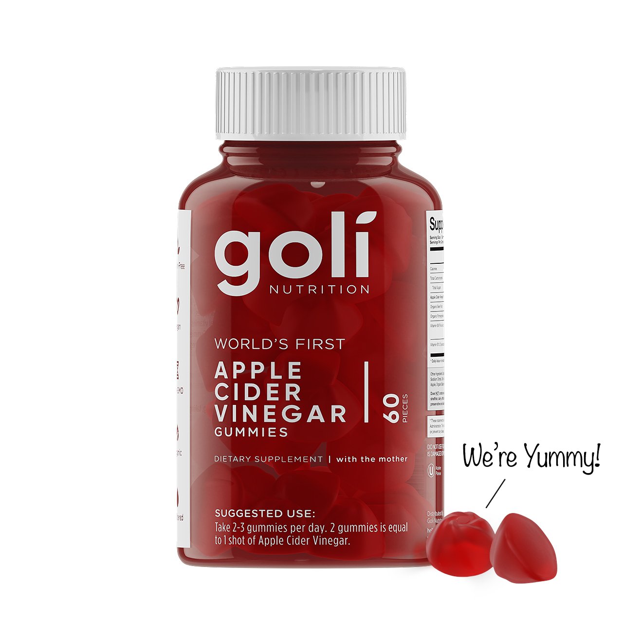 Goli Nutrition Apple Cider Vinegar 60 Gummies