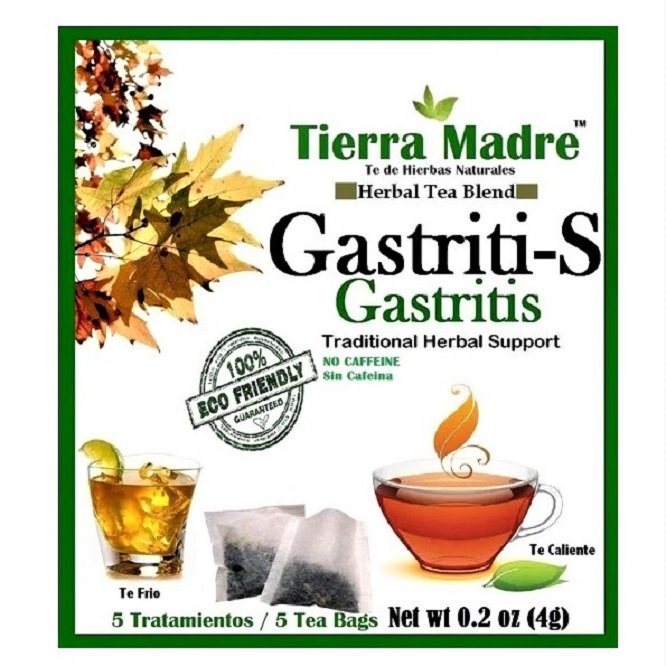 Tierra Madre Gastritis Herbal Support Tea Blend Herbal Supplement 18